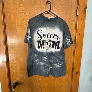 Gildan Soccer Mom Graphic Tee - Dark Gray